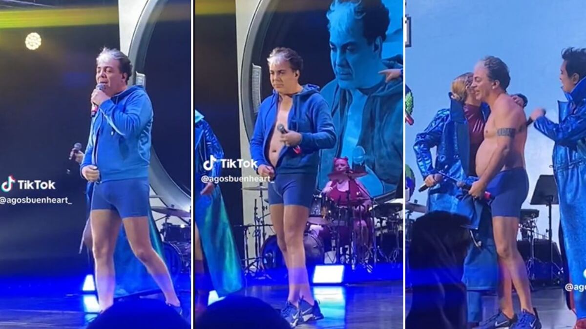 Cristián Castro fue el invitado de un concierto celebrado en Argentina, donde cantó con el dúo local Miranda el tema ‘Prisionero’.