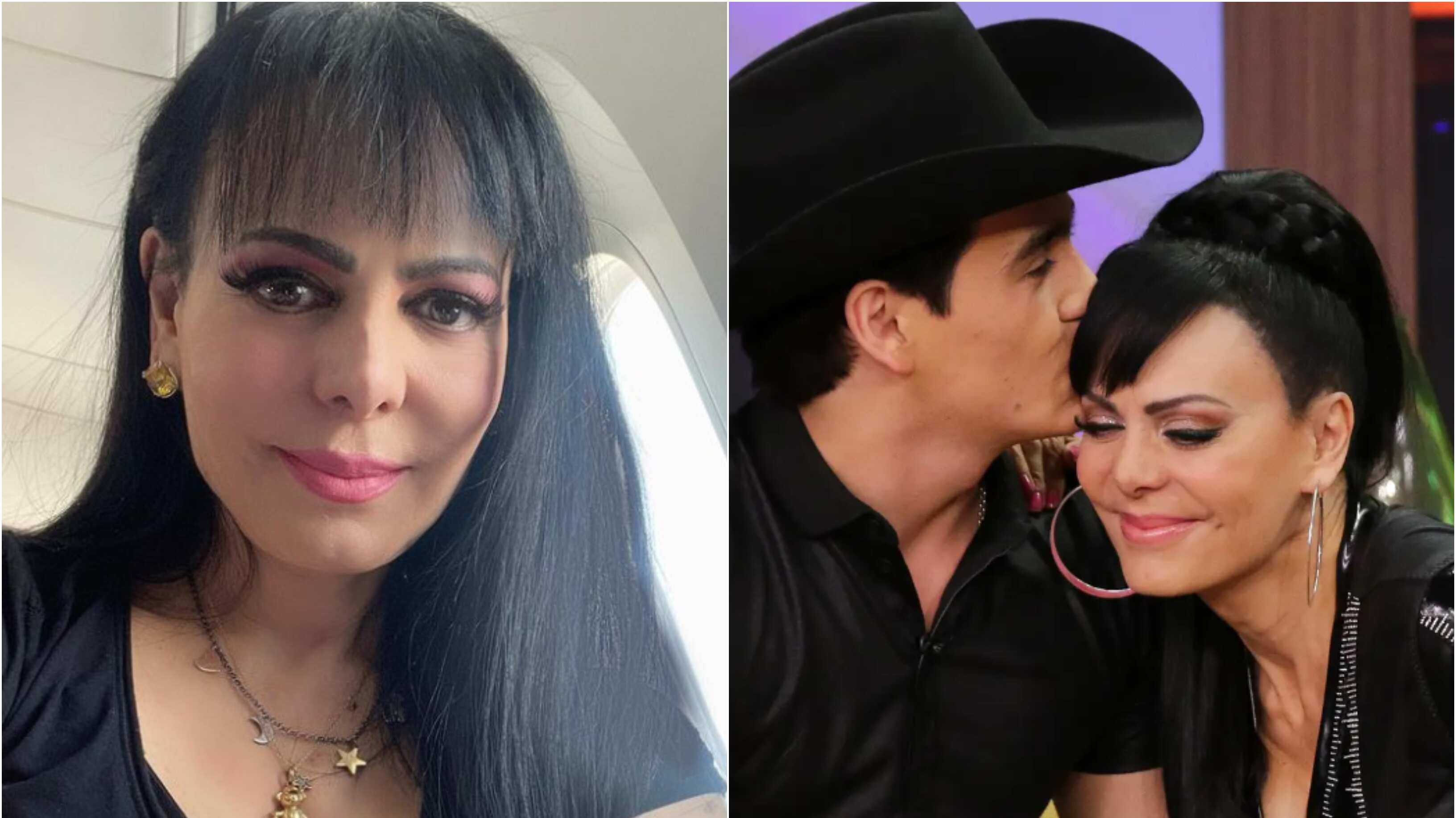 Maribel Guardia y su hijo