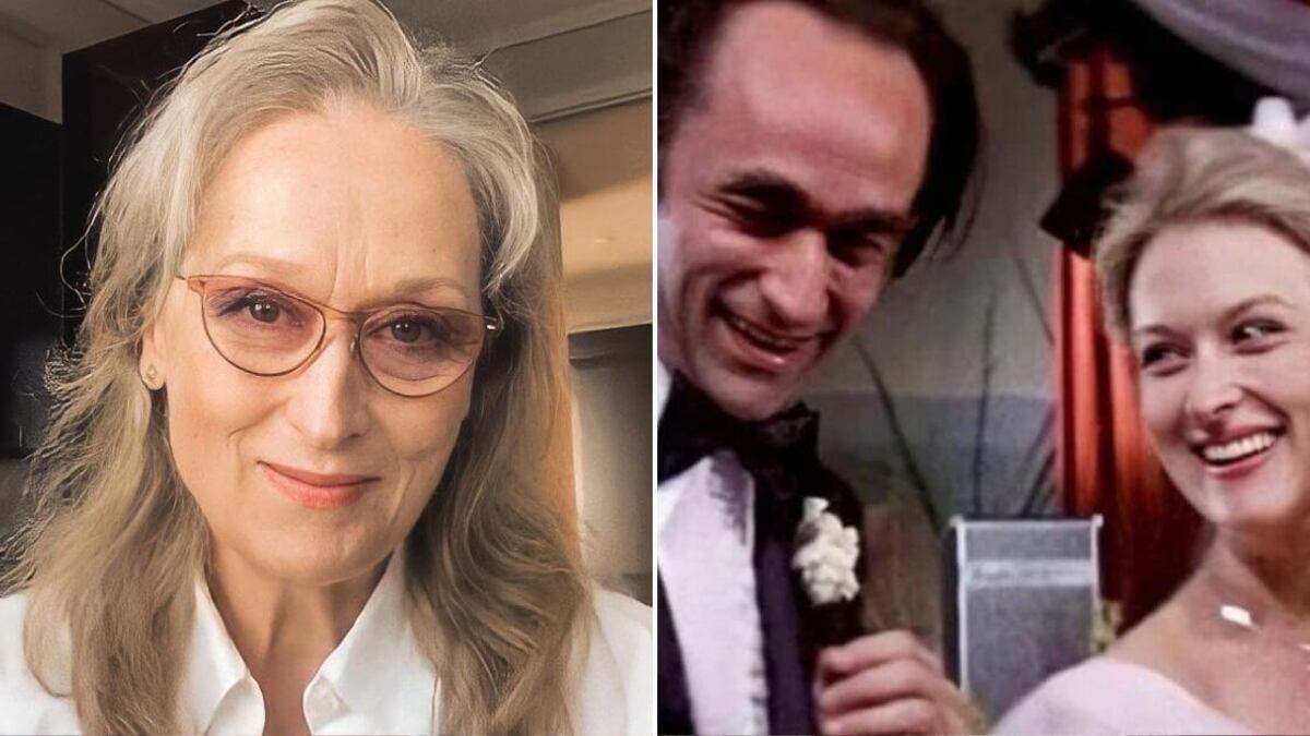 Meryl Streep en la actualidad y junto a John Cazale en la película 'El francotirador'