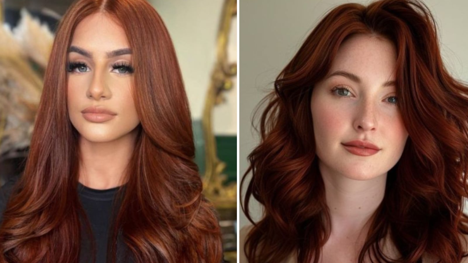 Tintes de pelo rojizo