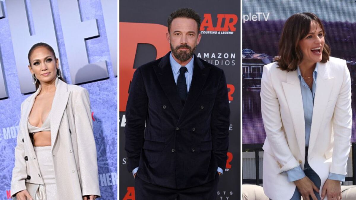 Jennifer López, Jennifer Garner y Ben Affleck