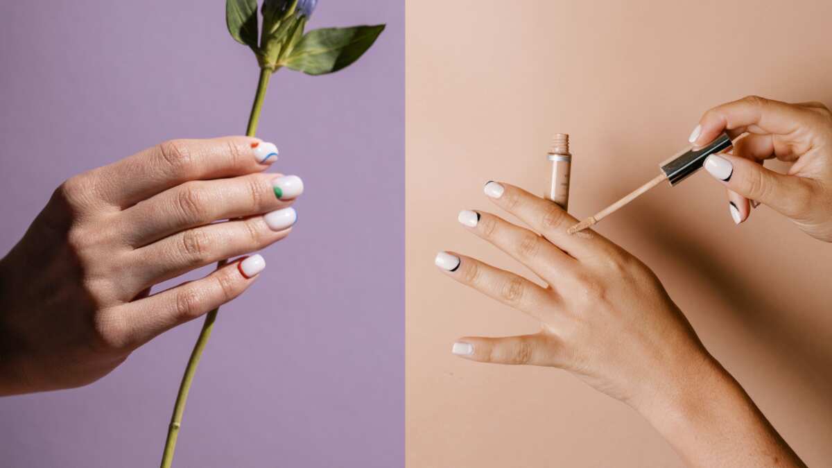 Las uñas ‘media luna’ son el diseño elegante y discreto que nunca pasa de moda.