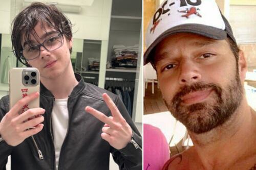 ¿Nuevo look? Valentino, el hijo de Ricky Martin, aparece muy cambiado y las redes estallan