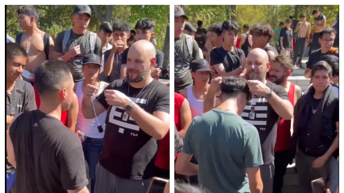 Tunden a Temach en redes por hacer ritual para bautizar a sus seguidores como "hombres alfa"