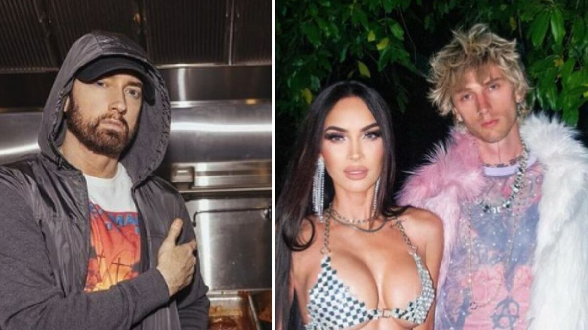 Megan Fox empezó a seguir a Eminen el enemigo de MGK