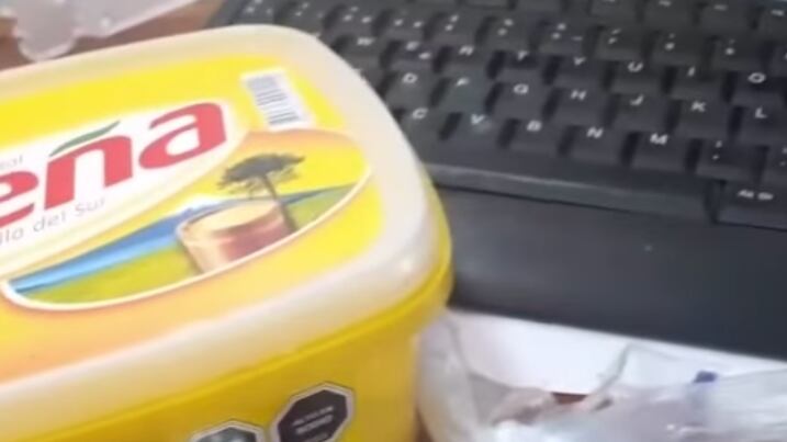 Error en pote de margarina