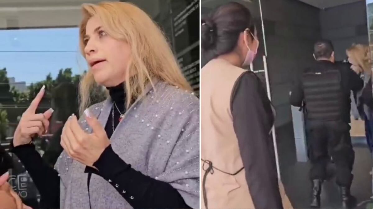 "Lady Mordidas" ocasionó un revuelo al intentar huir de un salón de manicura para no pagar
