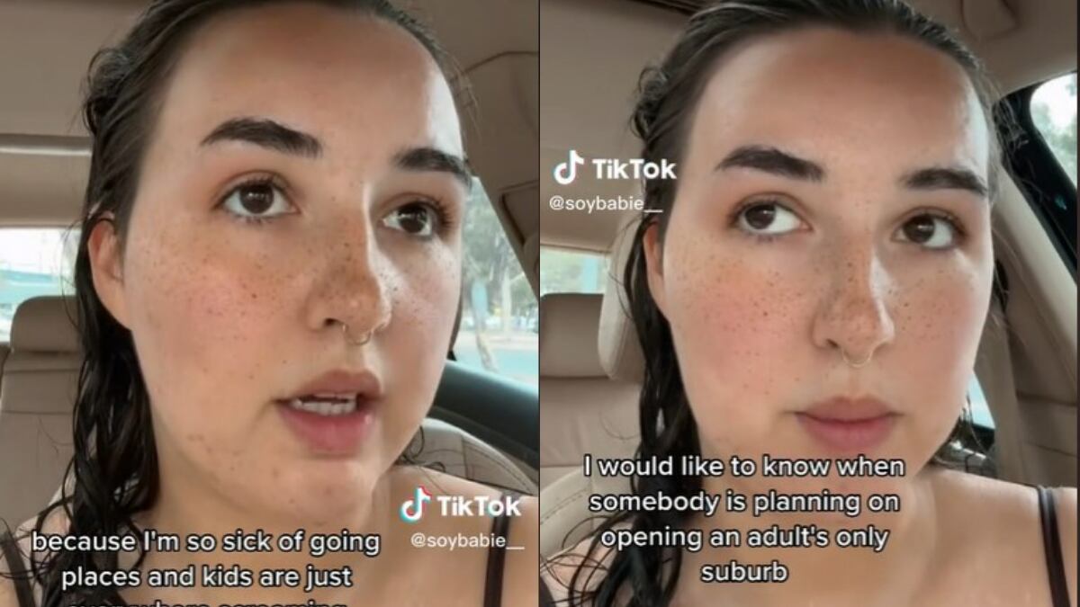 La joven generó polémica