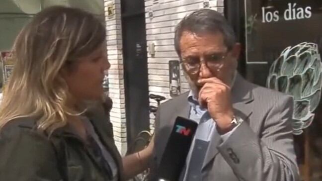 El hombre conversó con TN