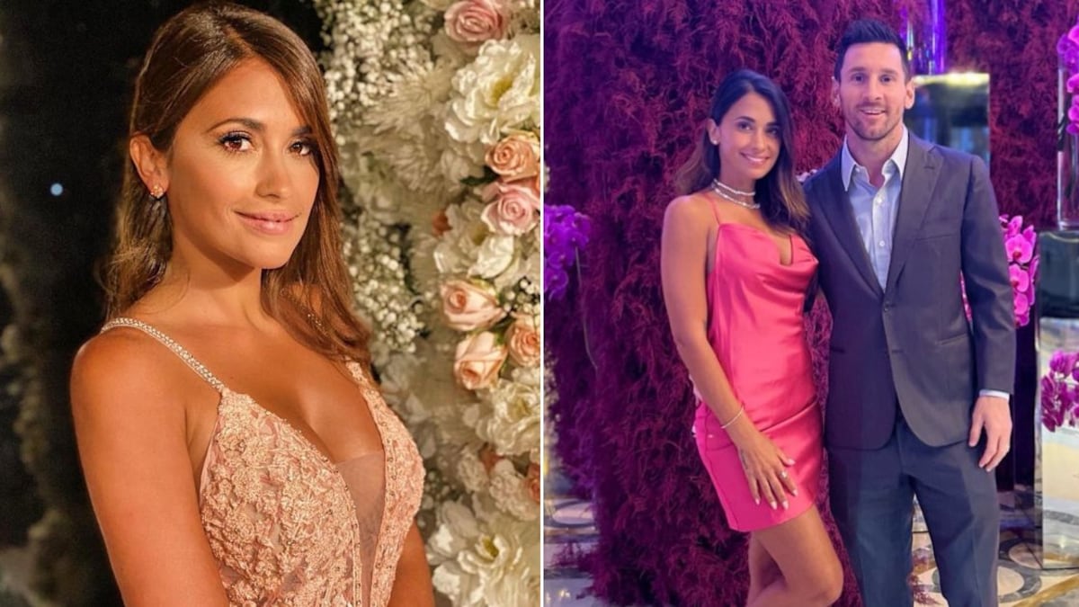 Antonela Roccuzzo look total black de Dolce & Gabbana