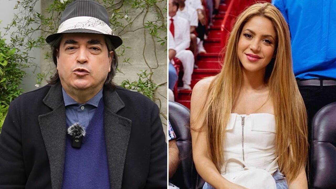 Jaime Bayly y Shakira.