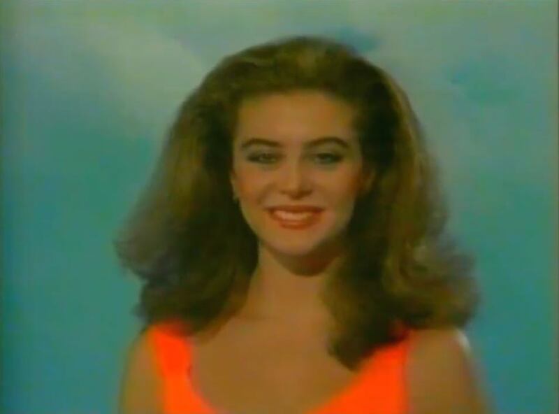 Margarita Rosa de Francisco en el Miss Mundo 1985