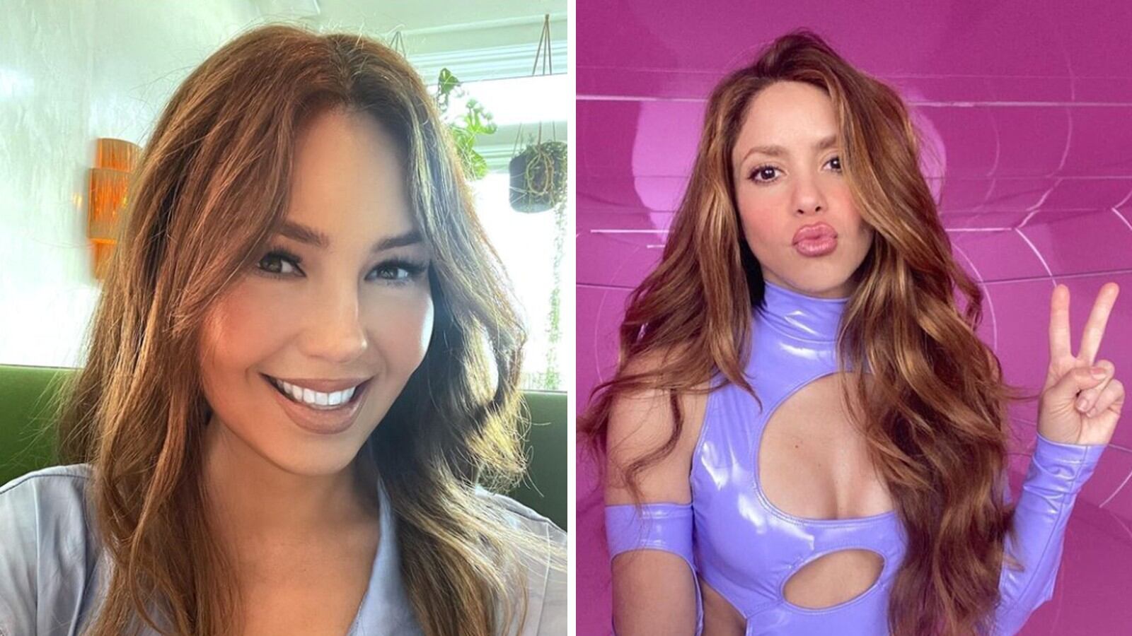 En 1998 durante un programa en Brasil, hubo un momento en que Thalía rechazó a Shakira y se burló de su música