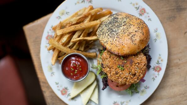 Hamburguesa de lentejas