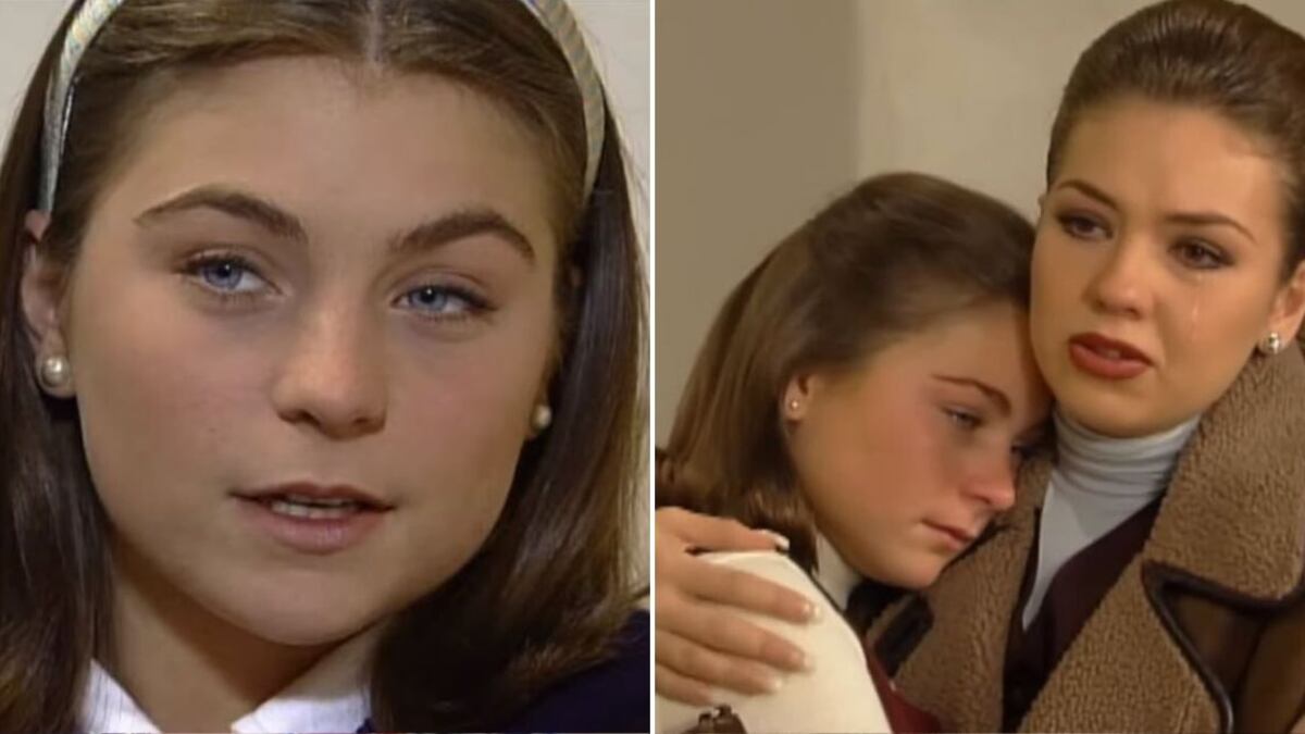 Ludwika Paleta y Thalía en 'María, la del barrio'