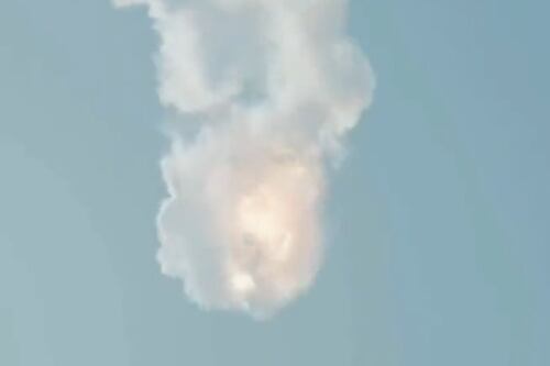 Cohete de Elon Musk explotó: Starship de SpaceX colapsa durante su primera prueba de lanzamiento