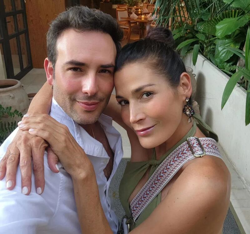 Sebastián Martínez y Kathy Sáenz