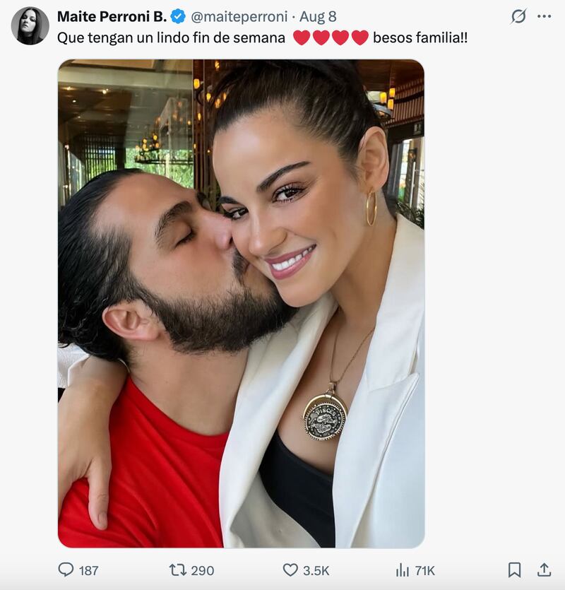 Maite Perroni y Andrés Tovar