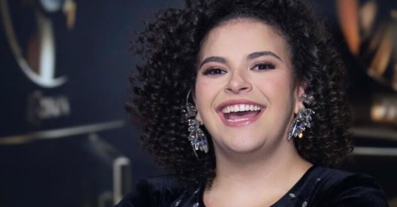 Este fue el aplaudido look de Lucero Mijares en ‘Juego de Voces’.