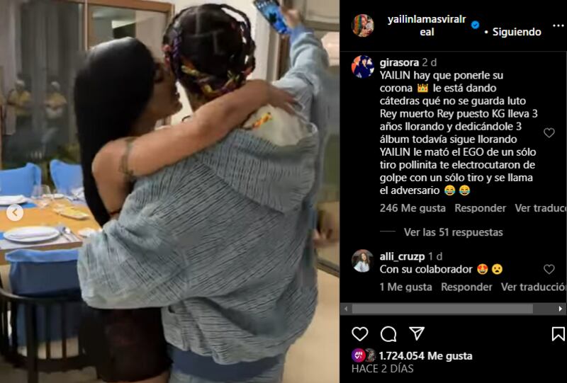 Critican a Yailin y Tekashi