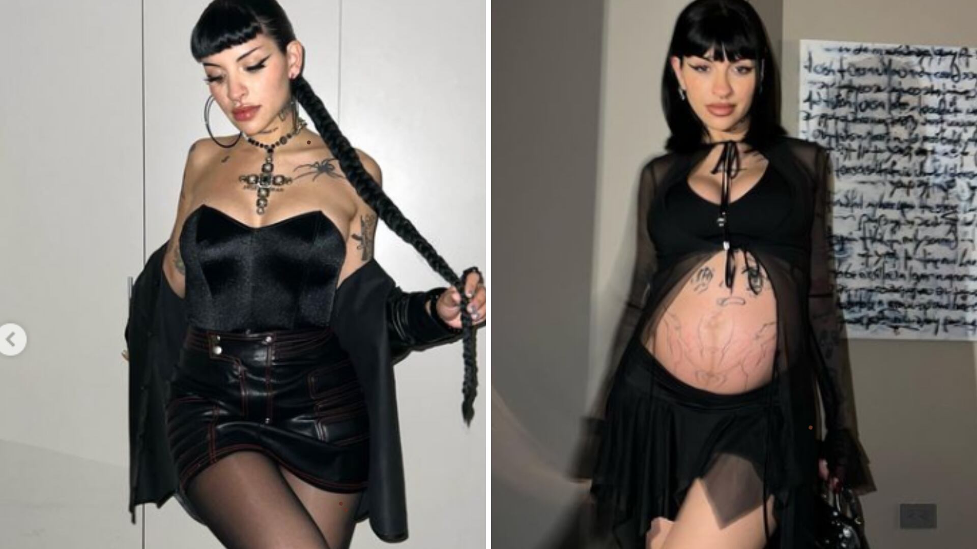 La reina gótica: Cazzu es la experta en total black y tenemos las pruebas