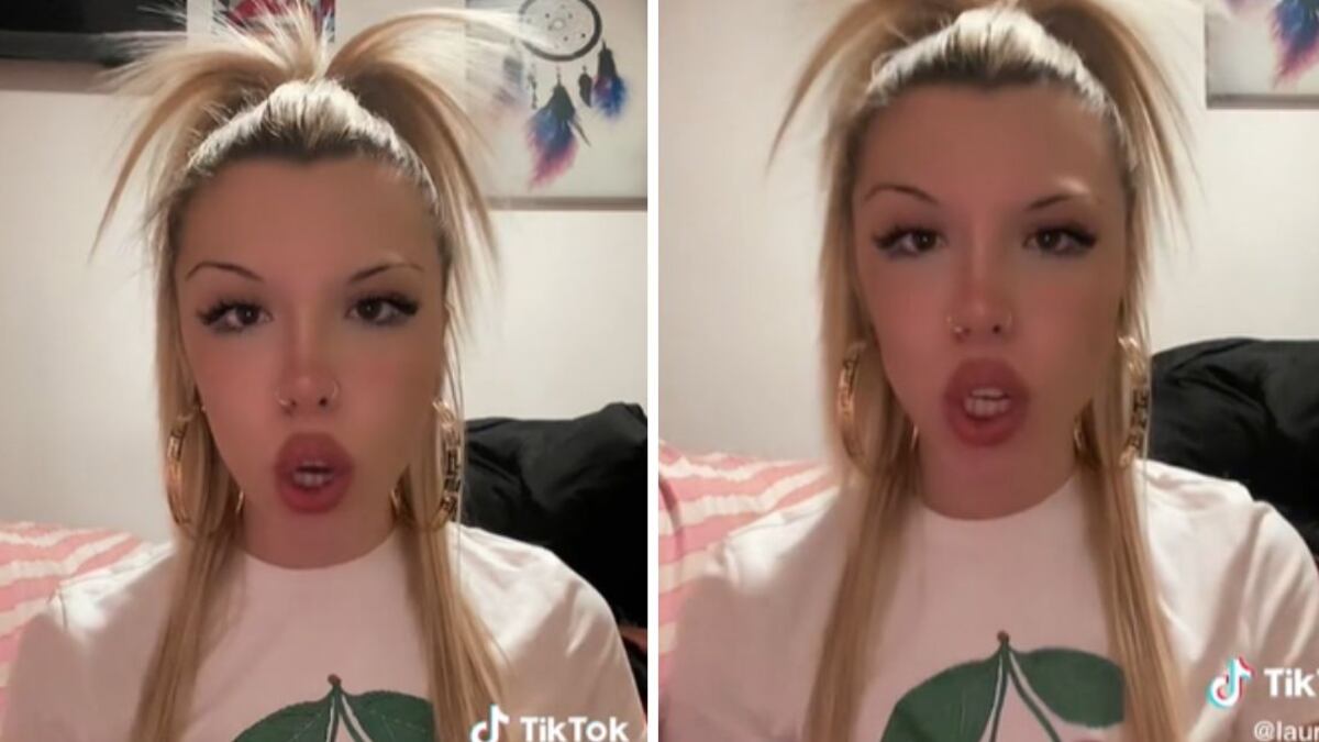 La tiktoker Lauri quiere un ataúd color rosa palo