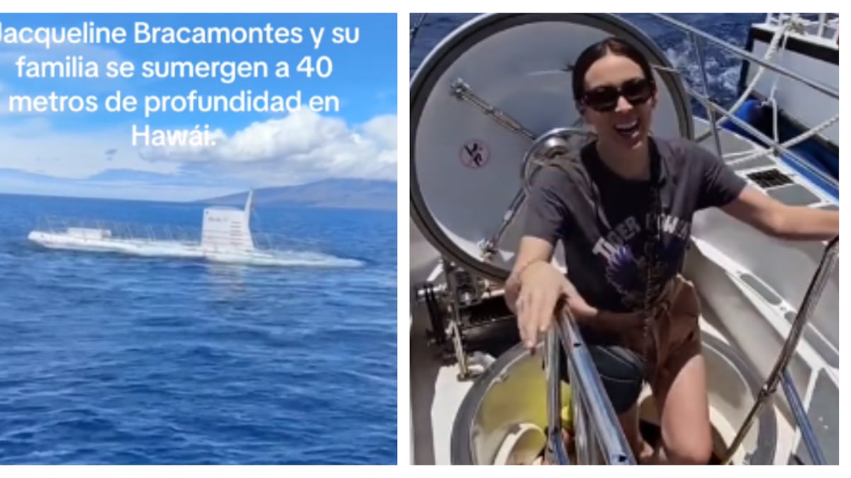 Jacqueline Bracamontes se sumerge en un submarino en Hawái